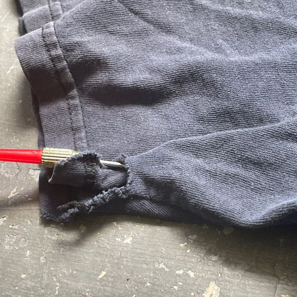 Vintage 90s Grunge NIKE Air Spellout Center Swoosh‎ Size Large Distressed Faded - Picture 5 of 8